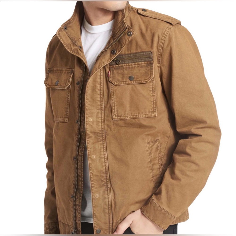 Levi's Military Field Utility Jacket in Worker Brown